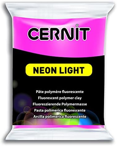 Cernit 1-Piece Clay NEON 56 G GREEN, GREEN