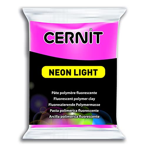 CERNIT PÂTE POLYMÈRE NEON 56 G FUCHSIA