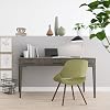 SIMPLIHOME Harper Desk - 60 Inch Wide Solid Wood Writing Desk in Farmhouse Grey, Mid-Century Modern Home Office Computer Table for Workspace or Study with 2 Drawers and Flip-Down Keyboard Tray #1