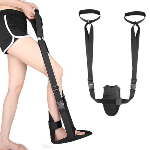 Foot and Calf Stretcher, Adjustable Stretch Band for Plantar Fasciitis