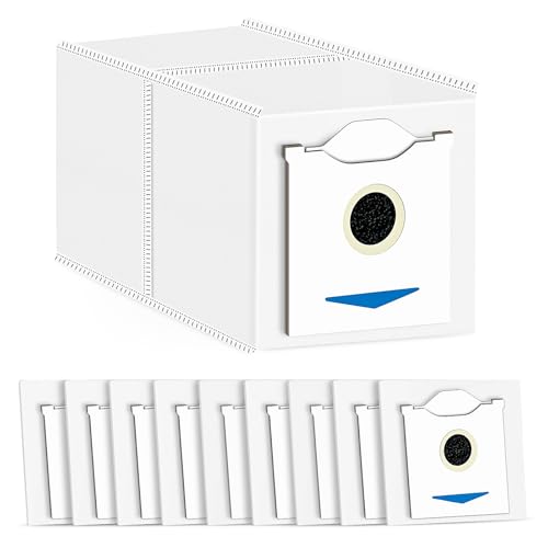 10 Stück Staubbeutel Zubehör für Ecovacs Deebot N30 Pro Omni Saugroboter, 3L Großer Kapazität Staubsaugerbeutel Ersatz Beutel
