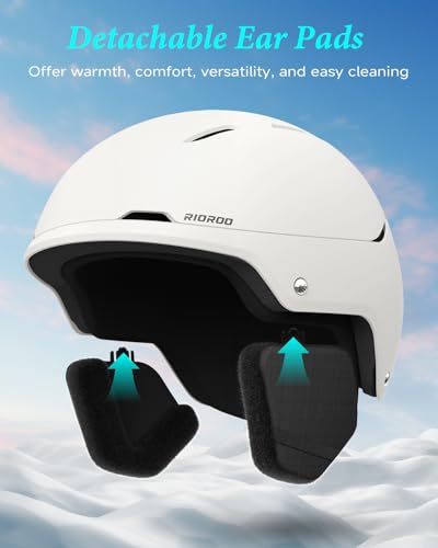 Image of Ski Helmet for Women Men, Safety Certified Snowboard Helmet with Shockproof ABS Hard Shell for Adults & Youth