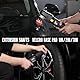 AUTIWOZ Mini Poliermaschine, 600W Polierer mit 6 Variable Geschwindigkeiten 700-2500 RPM, Abnehmbarer Seitengriff, für Auto Detailing Polieren, 25mm,50mm,75mm Gewinde Verlängerungswelle