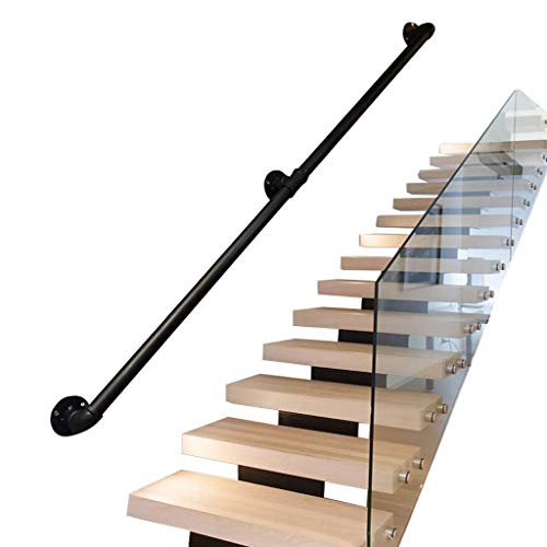 Rampe d'escalier style industriel pour décoration loft et maison moderne