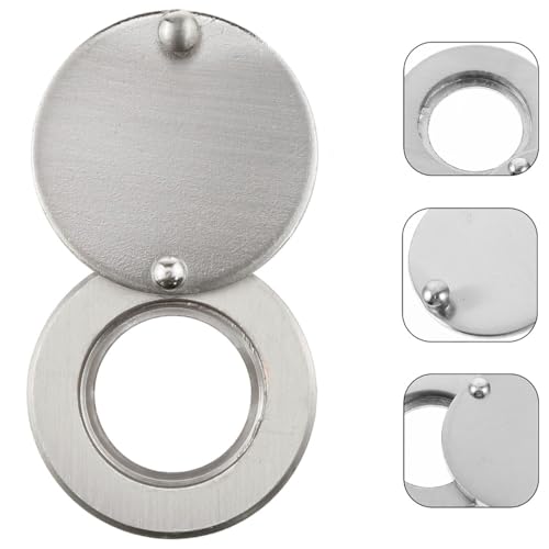 AYLIFU 1 conjunto de placa de cobertura de olho mágico para porta de segurança doméstica com ferrame
