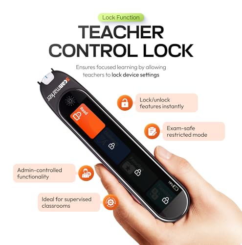 Image of Scanmarker Max Reading Pen + Phonics Cards Bundle | Designed for Classroom Support with Phonics Assistance, Lock Function and Assistive Web App