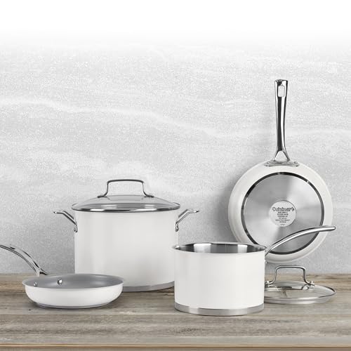 Image of Cuisinart Matte White Stainless Steel 11 Piece Set
