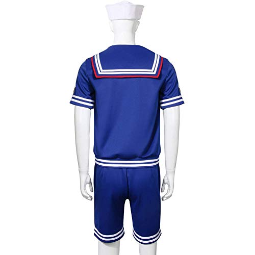 Cosplay Costume Steve Harrington Robin Scoops Ahoy Sailor Uniform Suit Halloween Carnival Costumes Adult Men's clothing,XXXL - Image 4