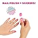 Yummiland Beauty Bag Playset + Lip Gloss Doll - Cupcake Bag Includes Exclusive Callie Birthday Cake, Nail Polish + Nail Stickers, Body Shimmer, Doll Playset, Cosmetic Play 4+