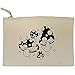 Azeeda 'Taburetes de Sapo' Bolso de Embrague/Accesorios Case (CL00022667)
