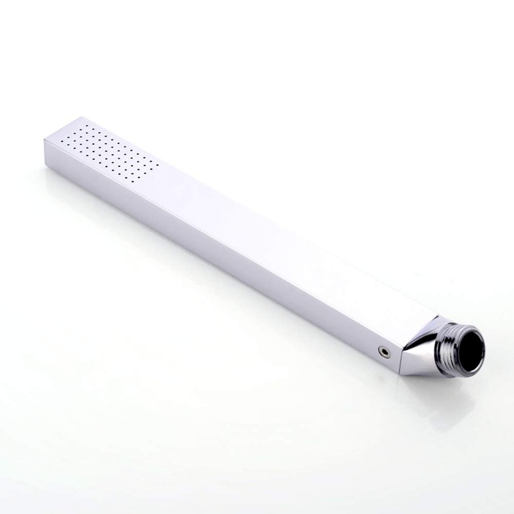 Accessoires de douche à main en laiton pommeau carré chromé