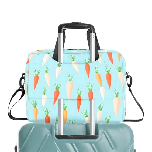 Bolsa para laptop con patrón de zanahoria 15.6" miniatura 7