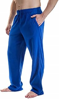 Men's Plush Polar Fleece Sweatpants with Pockets, Royal XL