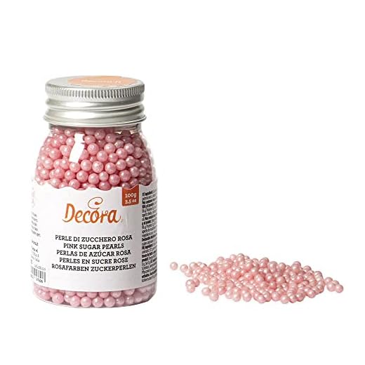 Decora Perlas De Azucar Rosa 100 g