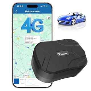 Winnes 4G Localizzatore GPS Tracker per auto Localizzatori GPS APP senza Abbonamento con Magnetico Antifurto Geo-fence Alarm per Auto/Moto/Camion,20000mAh 240 giorni di Standby,per iOS&Android