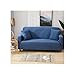 Produktbild Cheryl Norri wasserdichte Sofa Slipcovers Thick Jacquard Sectional Couch Abdeckungen Wohnzimmer Sofa Abdeckungen für Hunde Haustiere Katzen Stretch Elastic, Blau, 3 Seater 190-230Cm