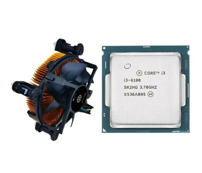 Core i3 6th Generation Processor i3-6100 3.70 Ghz LGA 1151 Socket Suitable for FrontechFT-0475,FT-0488 H110 CHIPSET DDR4 Mother Board Free Copper Fan & Paste-image-35