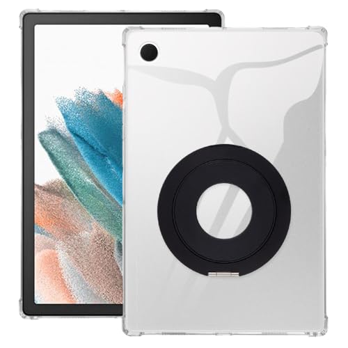 Funda Samsung Tab A8 SM-X205 transparente antichoque con asa antideslizante