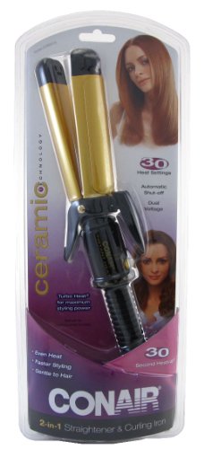 Conair CD86SCS Instant Heat Iron and Straightener, 1.5 Inch