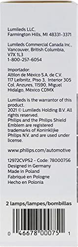 Philips Automotive Lighting H7 Crystalvision Platinum Upgrade Headlight Bulb, (H7Cvps2), 2 Count (Pack Of 1) #TOP4