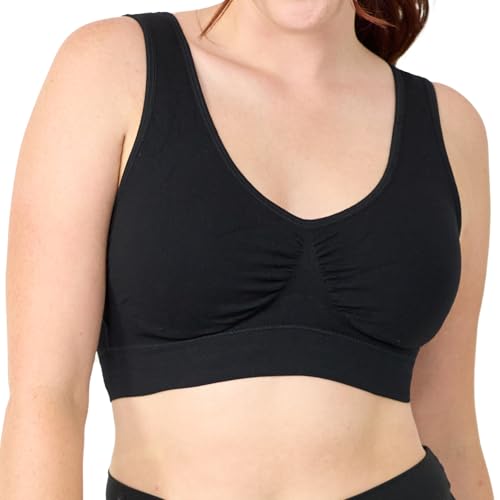 Coobie Comfort Bra,Black,Small