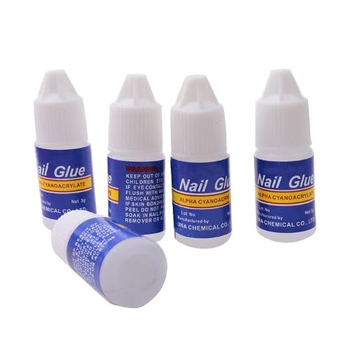 5 Pcs Adhesive Nail Glue For Rhinestones Nail Stickers False Tips Manicure Nail Art Tool #TOP2