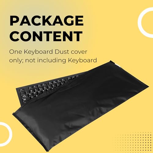 Image of Keyboard Dust Cover Sleeve Bag for Universal Keyboard - Productive Case for Wireless /Wire Computer /Gaming PC Keyboard's Compatible with Razer /Das /Havit /Apple