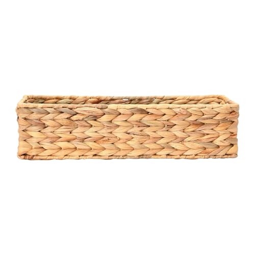 Household Essentials ML-6691 Water Hyacinth Rectangular Storage Basket thumb #5
