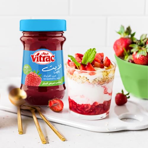 Vitrac strawberry light jam, 220 gm