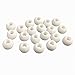 100 Pcs Remplacement Ear Tips Embouts intra-auriculaires Écouteurs En Caoutchouc Silicone Bouchons d'oreilles pour la plupart des écouteurs intra-auriculaires Marque - Blanc Créatif et utile