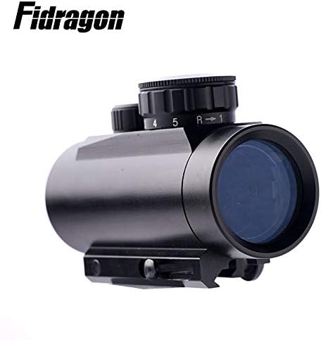 Hunting Rifle Crossbow Sights Red Green Dot Sights Scope Sight 0.5 MOA 1x30mm Scope Red Green Reticle Sight