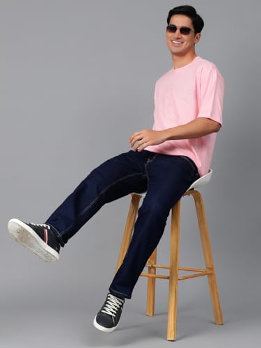 Image of KOTTY Men's Slim Fit Stretch Denim Jeans - Casual Street Style, All-Season Comfort