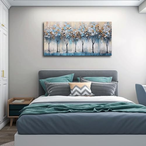 hyidecorart Canvas Wall Art For Living Room Bedroom Wall Decor Modern Home Decor Office Decorations Vintage Trees Abstract Wall Paintings Stretched And Framed Ready To Hang Pictures Works by hyidecorart - Used condition - Image 6