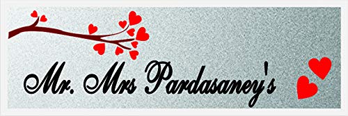 Buy Sangam Ad Trans Print Clear Shine Acrylic Vinyl Sticker Letters ...