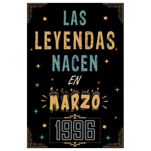 CUADERNO, LAS LEYENDAS NACEN EN MARZO 1996: Regalo de 27 cumpleaños para mujeres y hombres, ideas de 27 cumpleaños... un cumpleaños... divertido, ... regalo de 27 cumpleaños para él/ella.