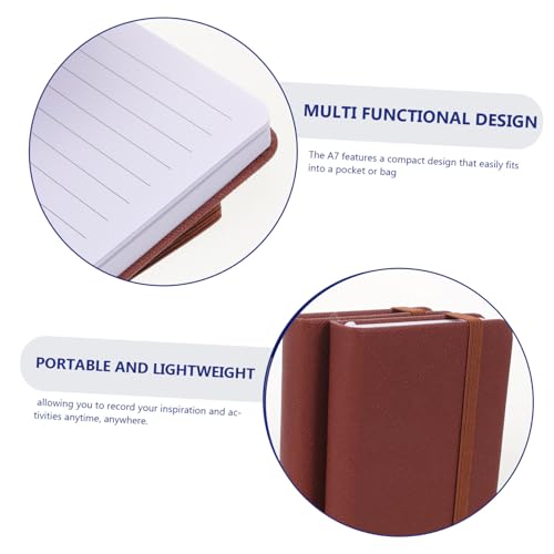 Carnet de poche lot de 10 petits cahiers rigides pour vos notes