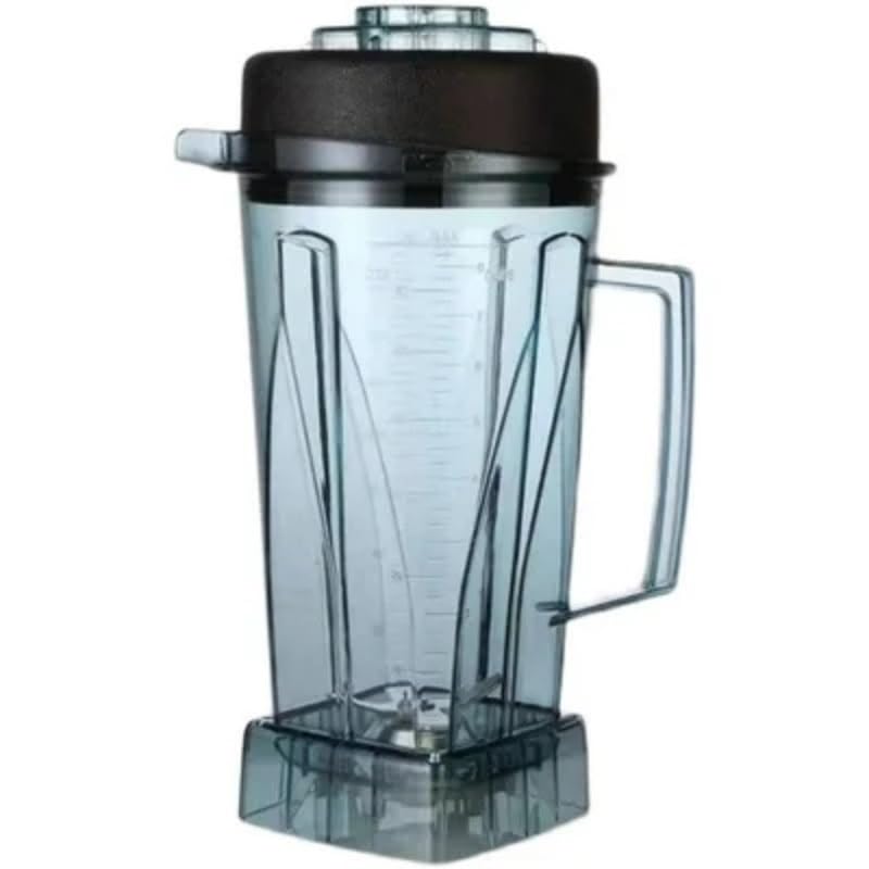 Vaso De Licuadora, con Tapa De Cuchilla En La Parte Inferior, Compatible con TWK TM-800 767 JTC-767 800 Omniblend, Reemplazo del Tanque del Contenedor del Exprimidor De Licuadora