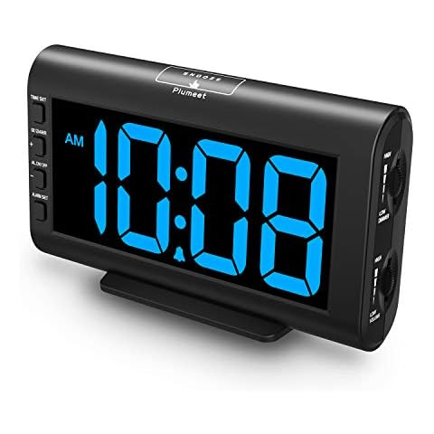 Plumeet Despertador Electrónico con Brillo y Volumen Ajustables Cover