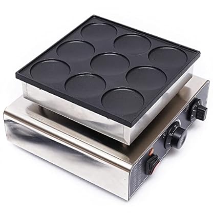 900W Niederländische Pfannkuchen-waffeleisen Kommerzielles niederländisches Pfannkuchen-Waffeleisen 50~300℃ Für Bäckereien, Restaurants, Kioske, Kantinen Usw – Bild 6