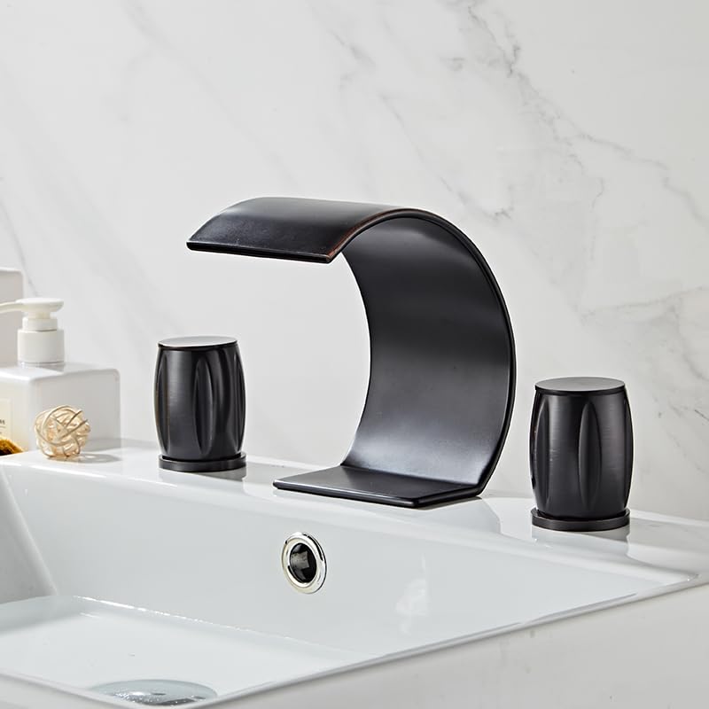 Mitigeur de lavabo cascade pour rénovation de salle de bain moderne