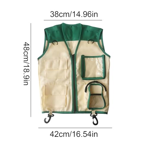 Chaleco explorador para niños transpirable con bolsillos amplios 5