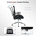BOSMILLER 700lbs Big and Tall Office Chair with Wide Thick Seat Cushion for Sitting All Day,Ergonomic Mesh Desk Chair with Adjustable Lumbar Support for Heavy People,4D Armrests