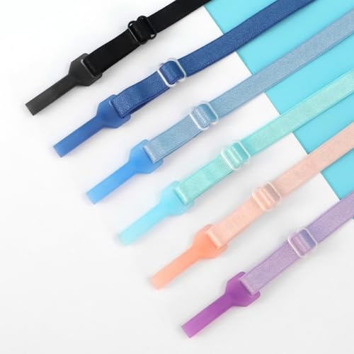 Alfven Bunt Brillenband für Kinder, 6 PCS Verstellbarer Brillenband Sport Anti Rutsch Kein Schwanz Brillenbänder für Jungen Mädchen Sonnenbrille Lesebrille Sportbrille