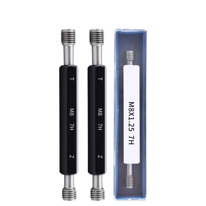 1PCS 7H M1-M9 X0.2/0.25/0.3/0.35/0.4/0.45/0.5/0.6/0.7/0.8/1/1.25 Steel Gage Metric Fine Thread Plug Gauge(M3X0.5-7H) miniatura 6