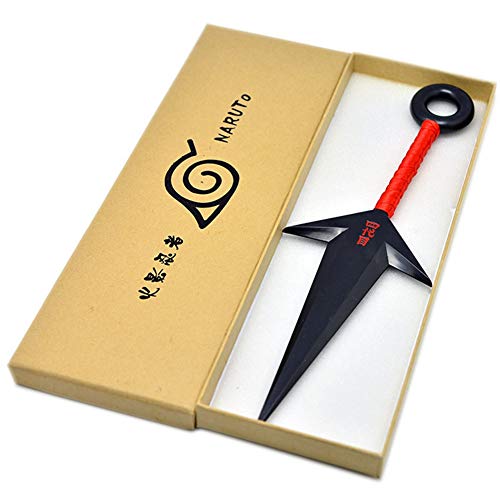 DaiWeiPeng1991 Anime Naruto Cosplay Props, collar de diadema chapado en metal Uzumaki Kakashi riñonera bolsa pierna bolsa accesorio de disfraz Ninja (estilo 7)