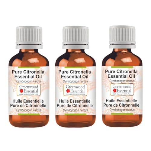 Huile essentielle de citronnelle Cymbopogon nardus pure distillée à la vapeur