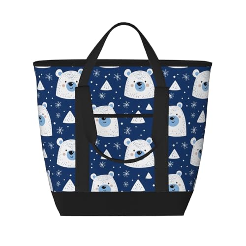 Sac de transport portable pour aliments réutilisable et grand sac fourre-tout doux