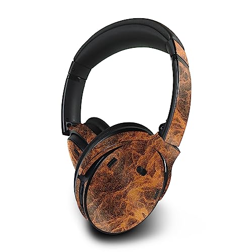 Image of MightySkins Glossy Glitter Skin Compatible with Bose QuietComfort 45 Headphones Burning Up | Protective, Durable High-Gloss Glitter Finish | Easy to Apply | Made in The USA