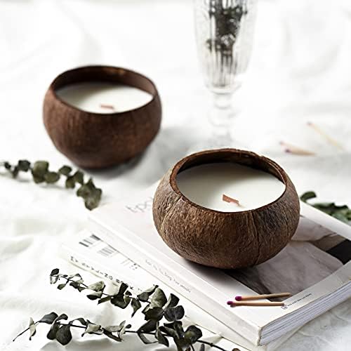 Jungle Culture® Lime & Coconut Scented Organic Soy Wax Candle  Luxurious Eco-Friendly Crackling Candles  Natural Cotton Gift Bag  Infused Relaxing Fragrance  Vegan Friendly