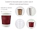 Imagen de Dispensador de Vasos Soporte de Vaso de Pared de Plástico One Touch Portavasos Desechable Dispensador de Tazas de ParedHasta 50 Tazas de 7